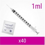 1ml 40 Pack Injection Kit | Needles, Syringes & Swabs
